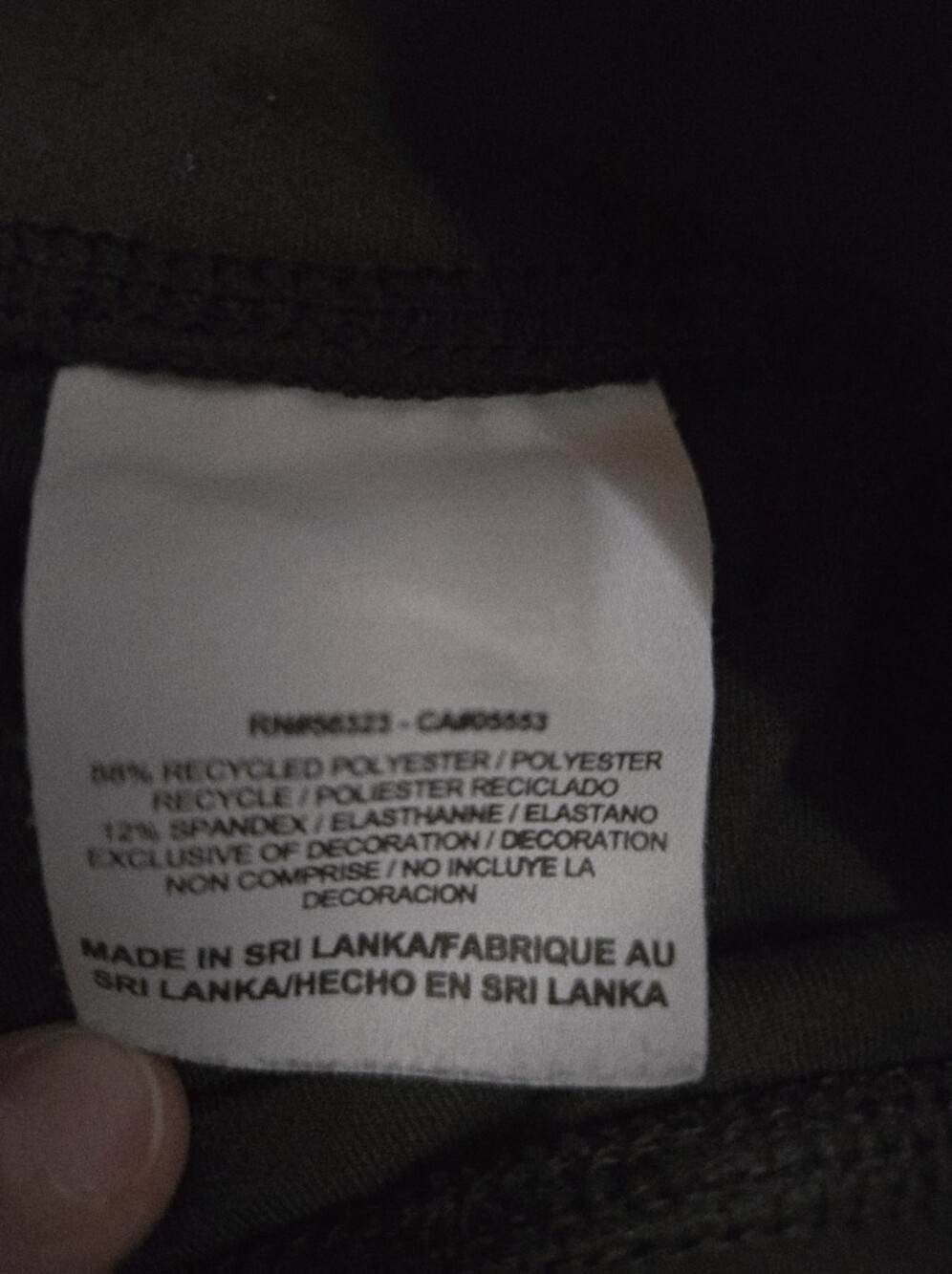Nike. Black Wide-Leg Crop Yoga Pants - Picture 7 of 9